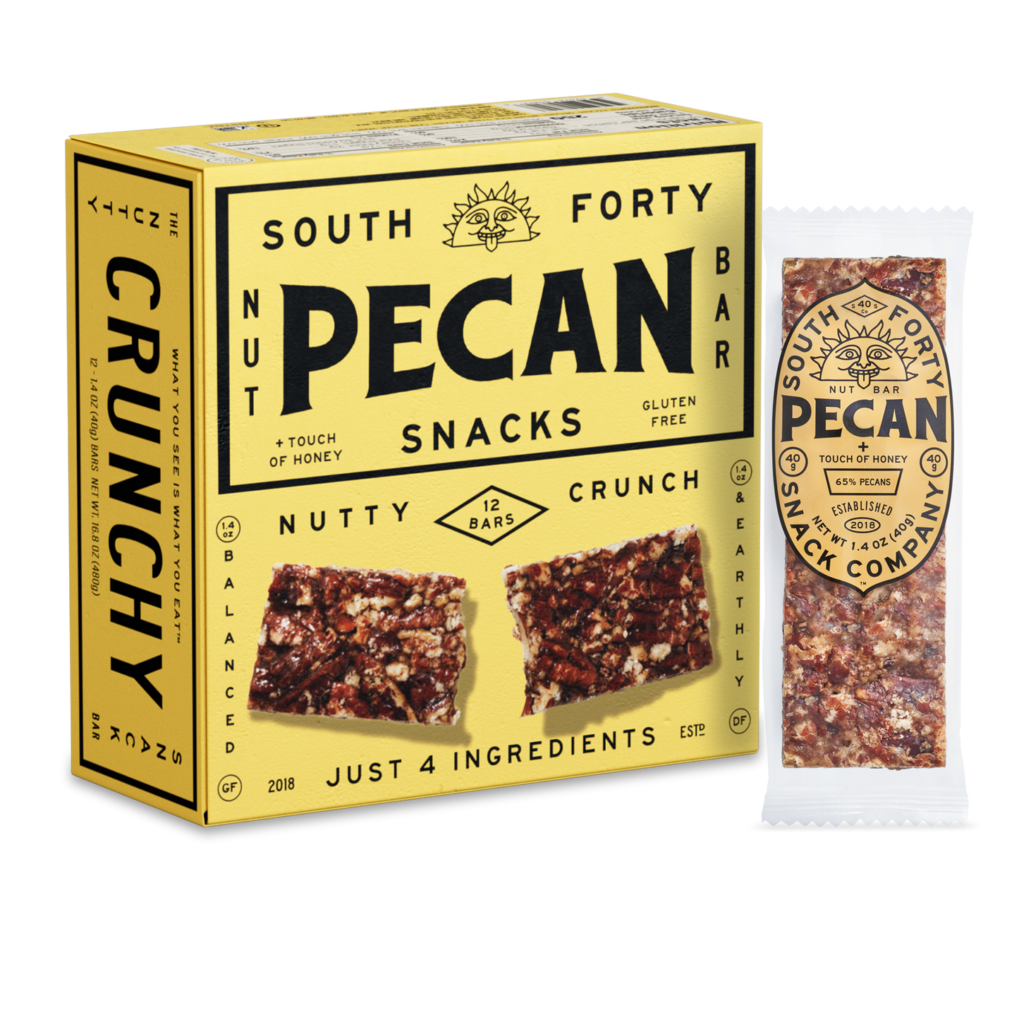 Pecan 12-Pack - Delicious Nutty Bars for Every Snack Lover