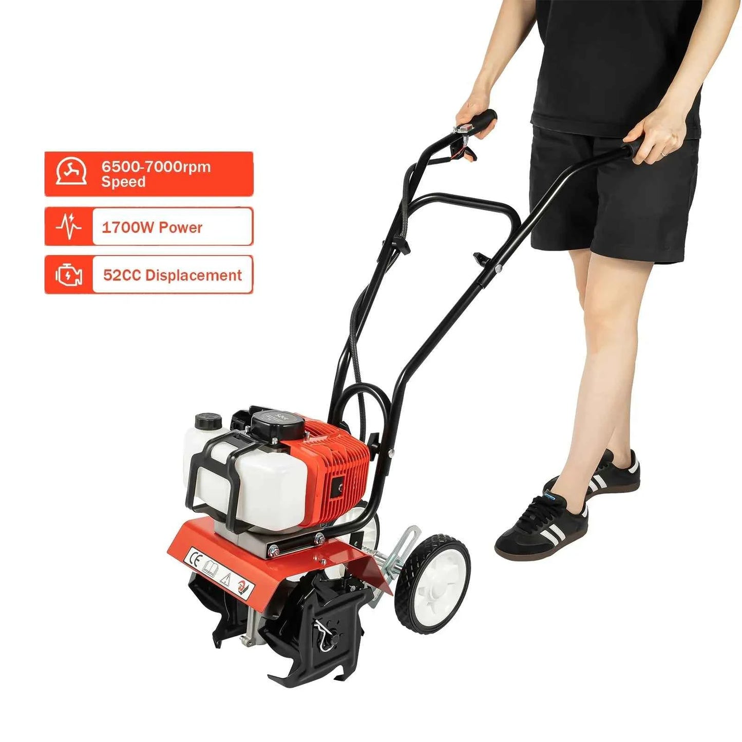 Gasoline Garden Tiller 2-Stroke