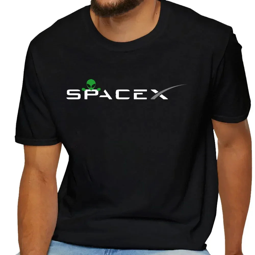 SpaceX Aliens Graphic Men’s T-Shirt