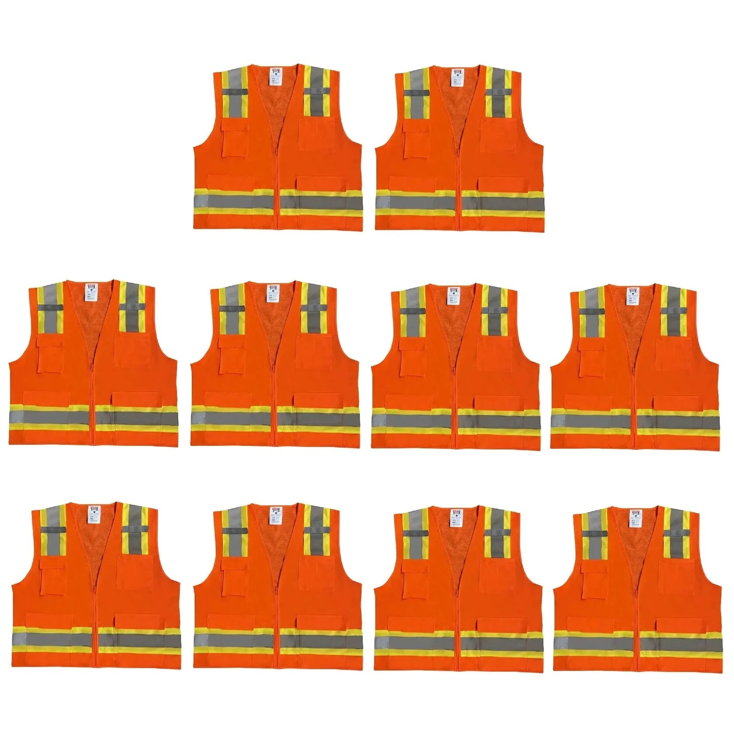 Safety-Main-05TTSOZ-Surveyor-Vest_-Class-2_-Solid-Front_-Mesh-Back_-Hi-Vis-Orange_-Pack-of-10-37366018 - shoponestop.store