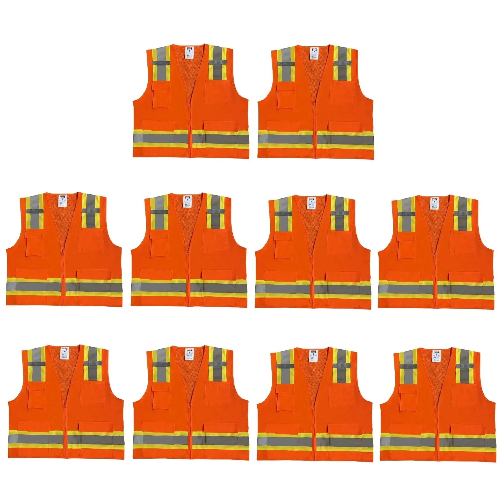 Safety-Main-05TTSOZ-Surveyor-Vest_-Class-2_-Solid-Front_-Mesh-Back_-Hi-Vis-Orange_-Pack-of-10-37366018 - shoponestop.store