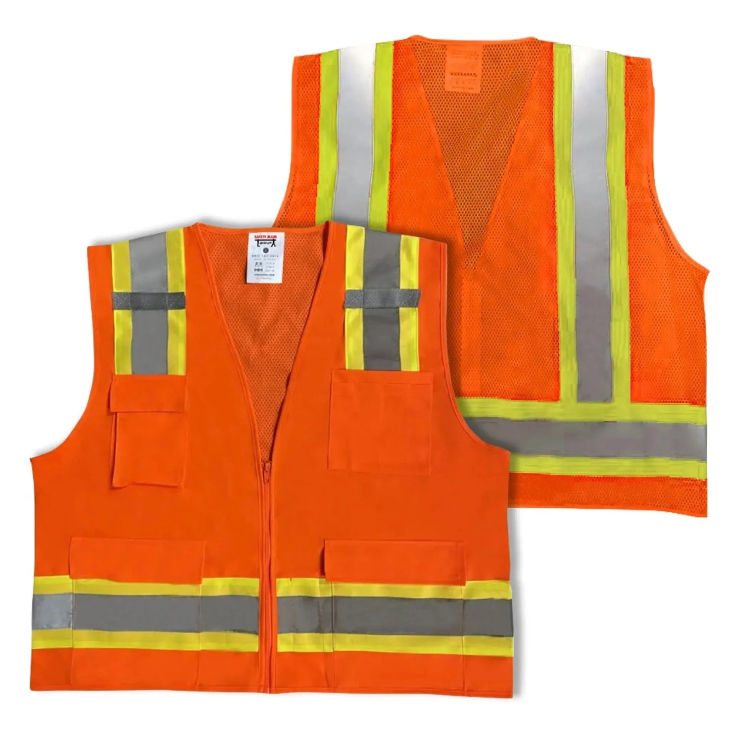 Safety-Main-05TTSOZ-Surveyor-Vest_-Class-2_-Solid-Front_-Mesh-Back_-Hi-Vis-Orange_-Pack-of-10-37366378 - shoponestop.store