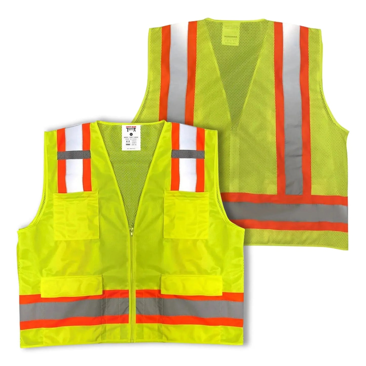 Safety-Main-05TTSYZ-Surveyor-Vest_-Class-2_-Solid-Front_-Mesh-Back_-Hi-Vis-Yellow_-Pack-of-10-37365874 - shoponestop.store