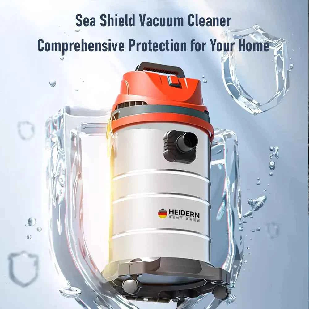 30L/45L Industrial Wet Dry Vacuum Cleaner High Power Vacuum Tool for Car Wash, Home Use, Grout Cleaning & Commercial Cleaning