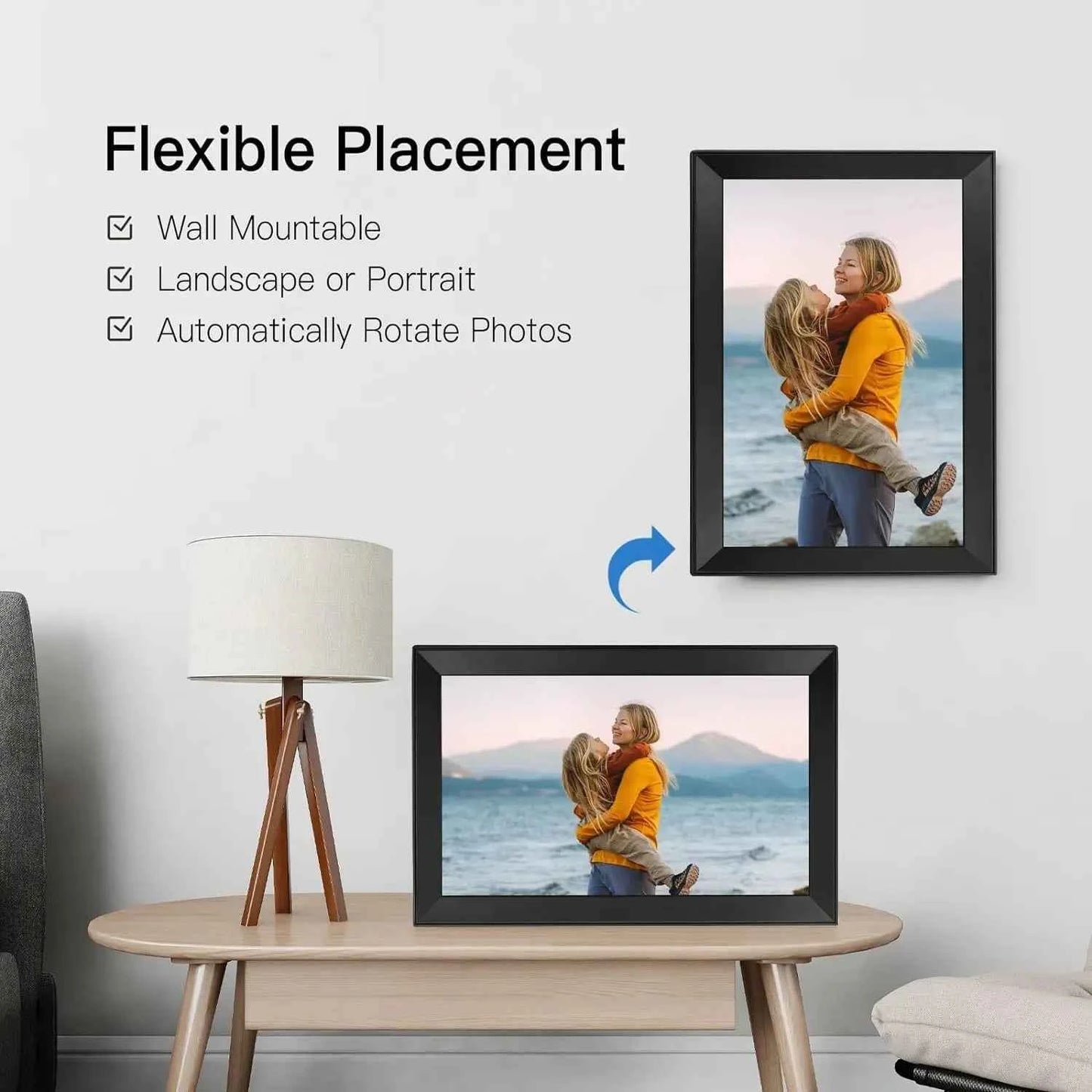 WiFi Touch IPS Digital Photo Frame