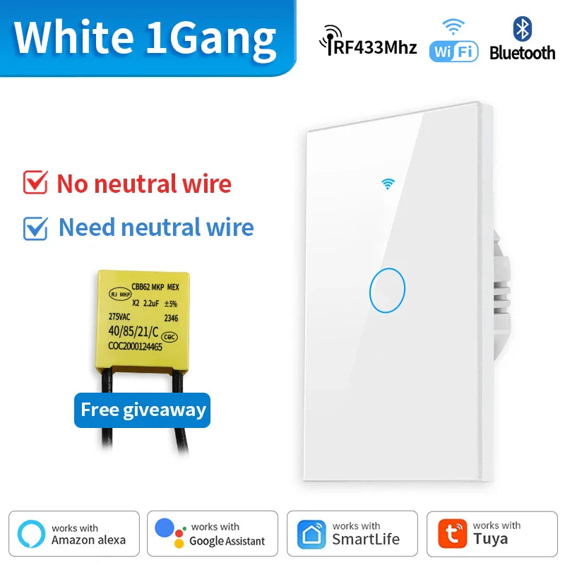 TNCE Tuya WiFi/Zigbee Smart Light Switch