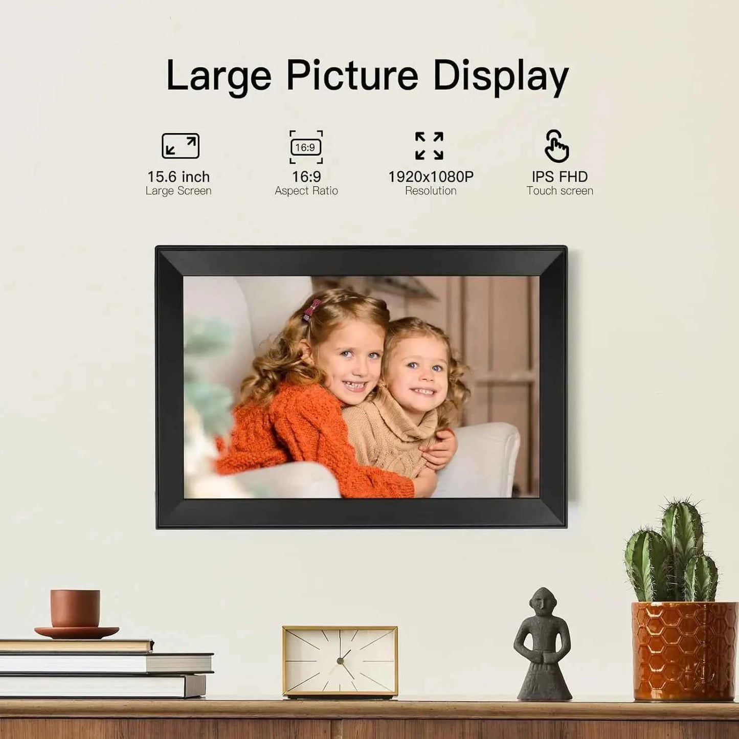 WiFi Touch IPS Digital Photo Frame