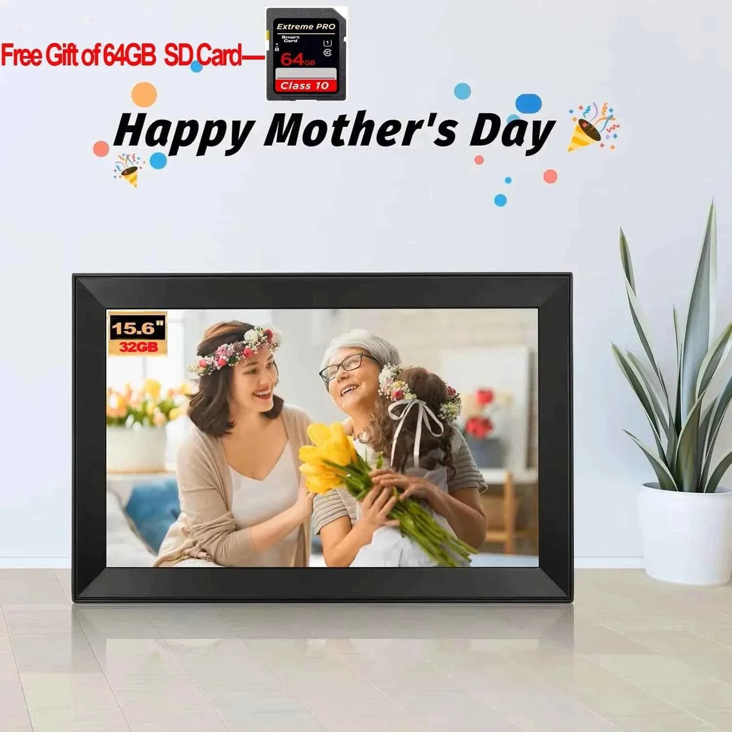 WiFi Touch IPS Digital Photo Frame
