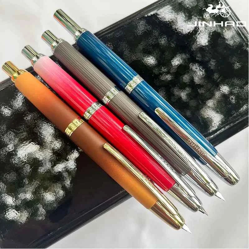 Push-Button Retractable Fountain Pen