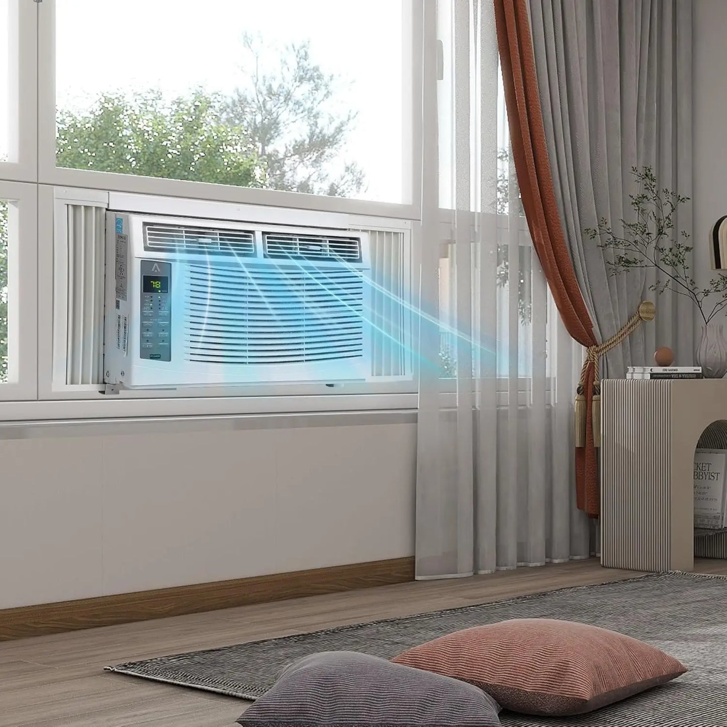 6000 BTU Smart Window Air Conditioner with WiFi