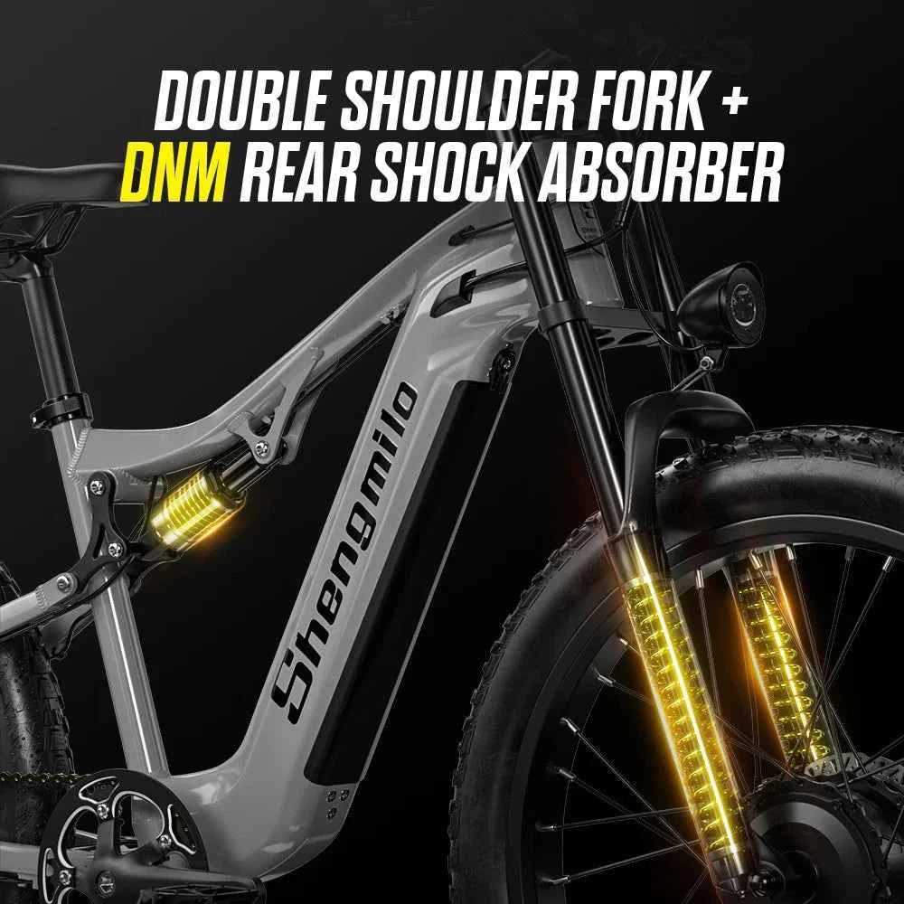 26-Inch 2000W Dual Motor Electric Mountain Bike
