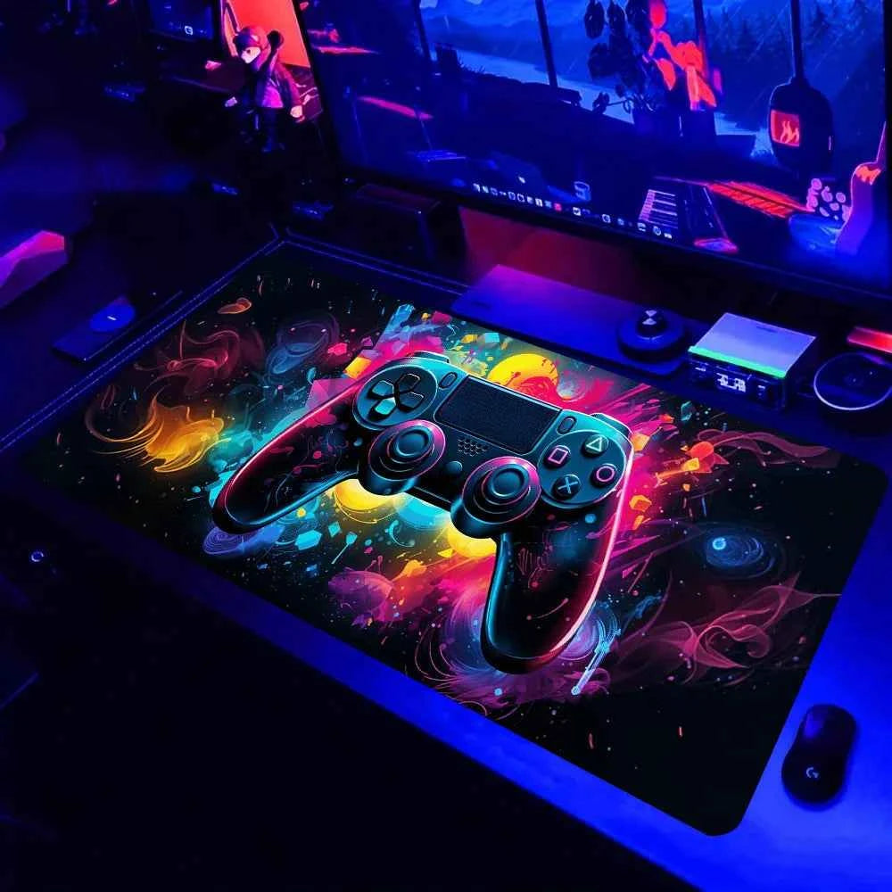 Gamepad Pattern XXL Gaming Mouse Pad