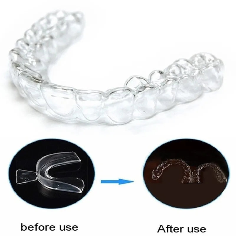 2pcs Silicone Whitening Teeth Mouth Tray