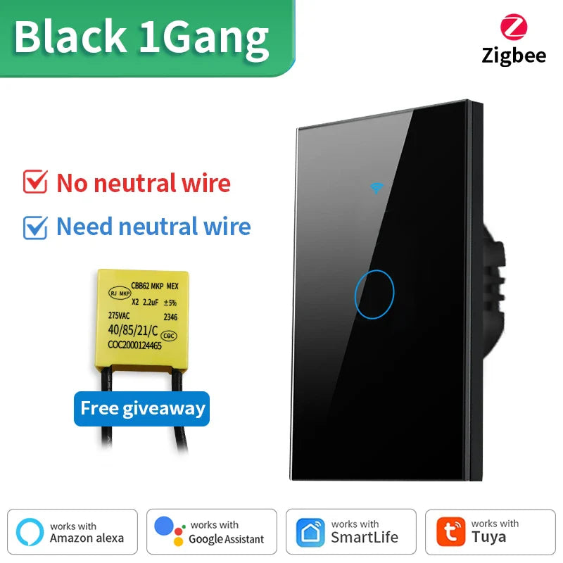 TNCE Tuya WiFi/Zigbee Smart Light Switch