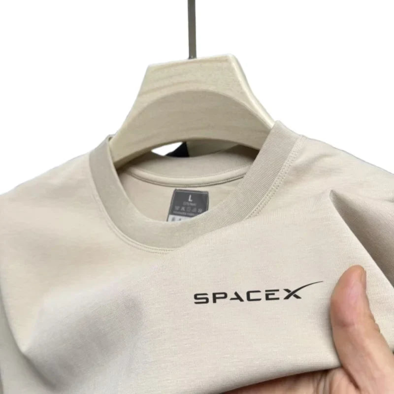 Men’s SPACEX Printed Round Neck T-Shirt