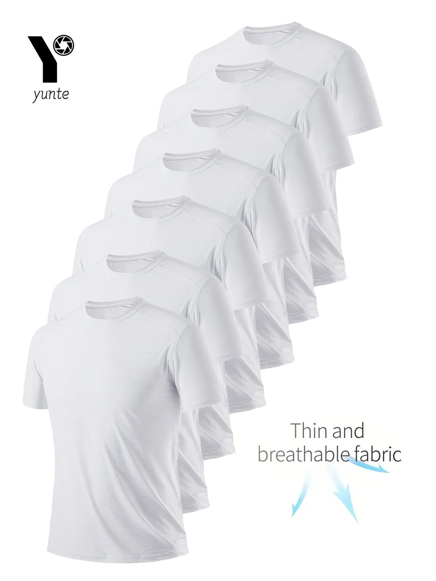 Men's Round Neck T-Shirt 7-Piece