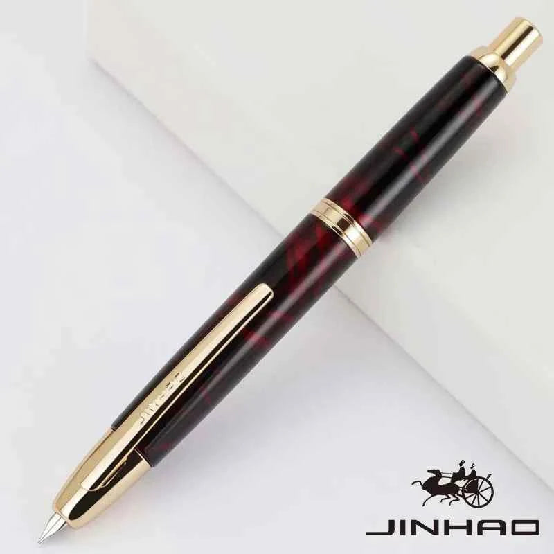Push-Button Retractable Fountain Pen