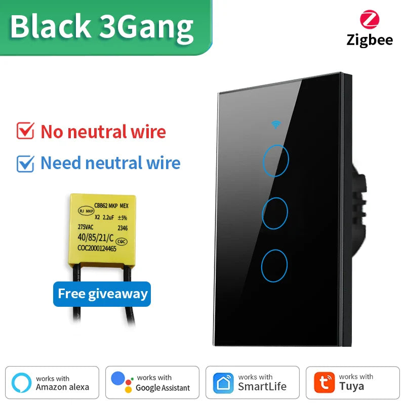 TNCE Tuya WiFi/Zigbee Smart Light Switch