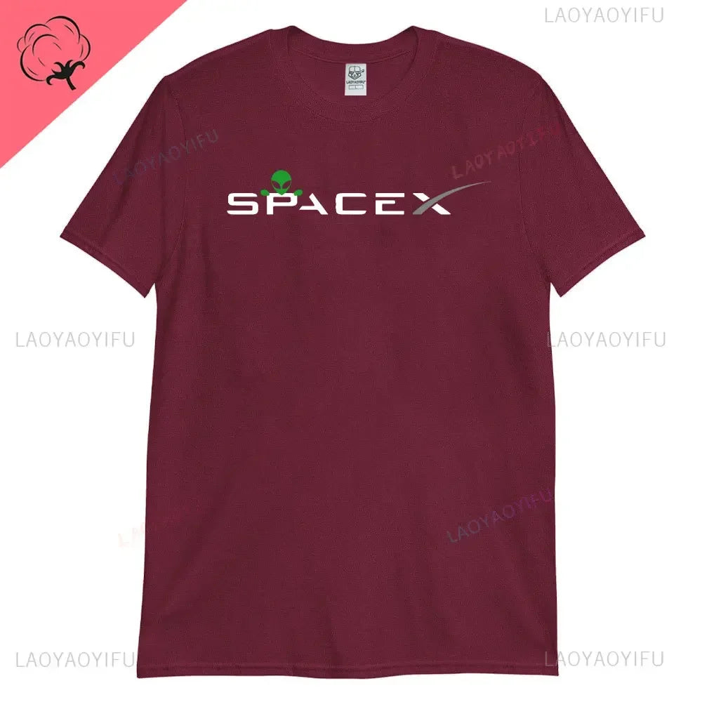 SpaceX Aliens Graphic Men’s T-Shirt
