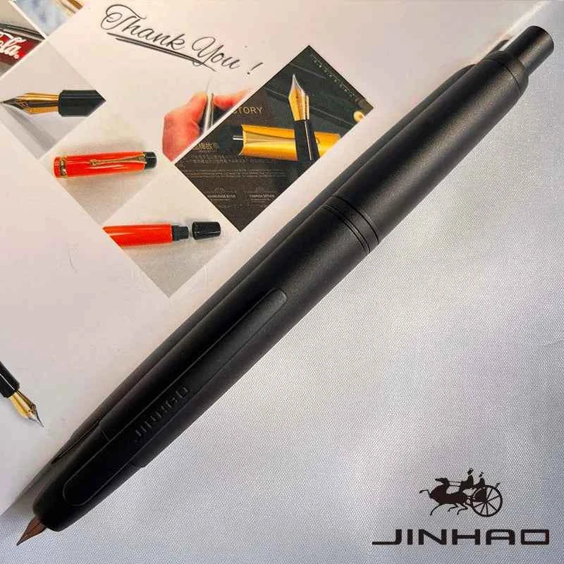 Push-Button Retractable Fountain Pen
