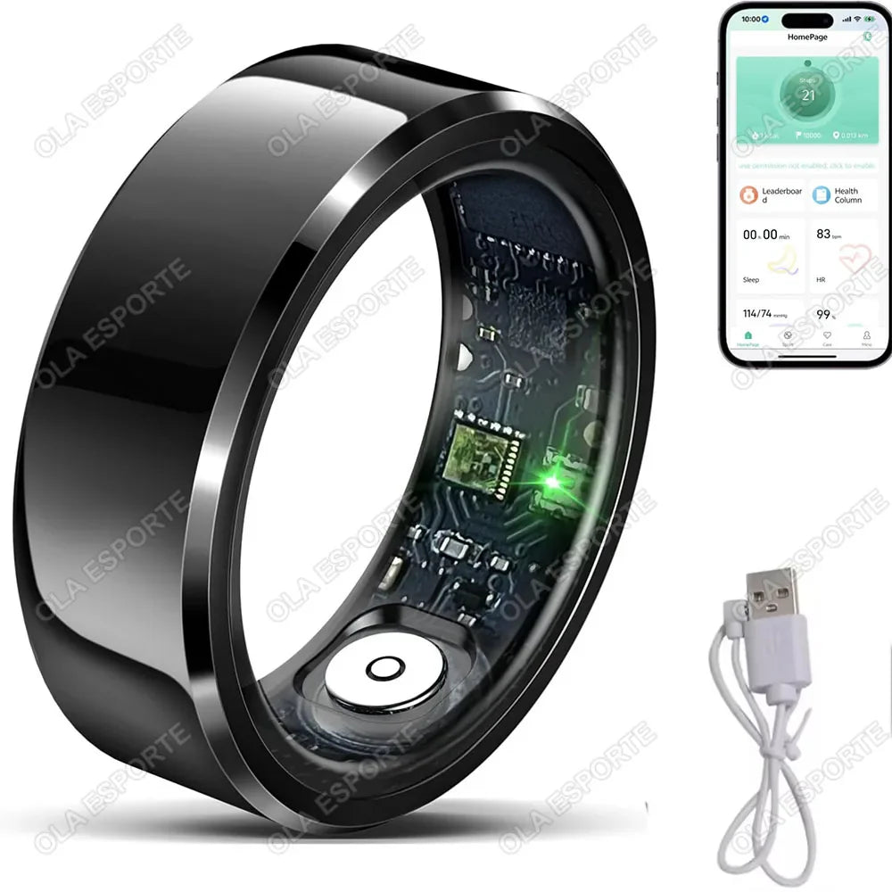 2026 Smart Ring Blood Pressure Heart Rate Sleep Monitoring Smart Ring