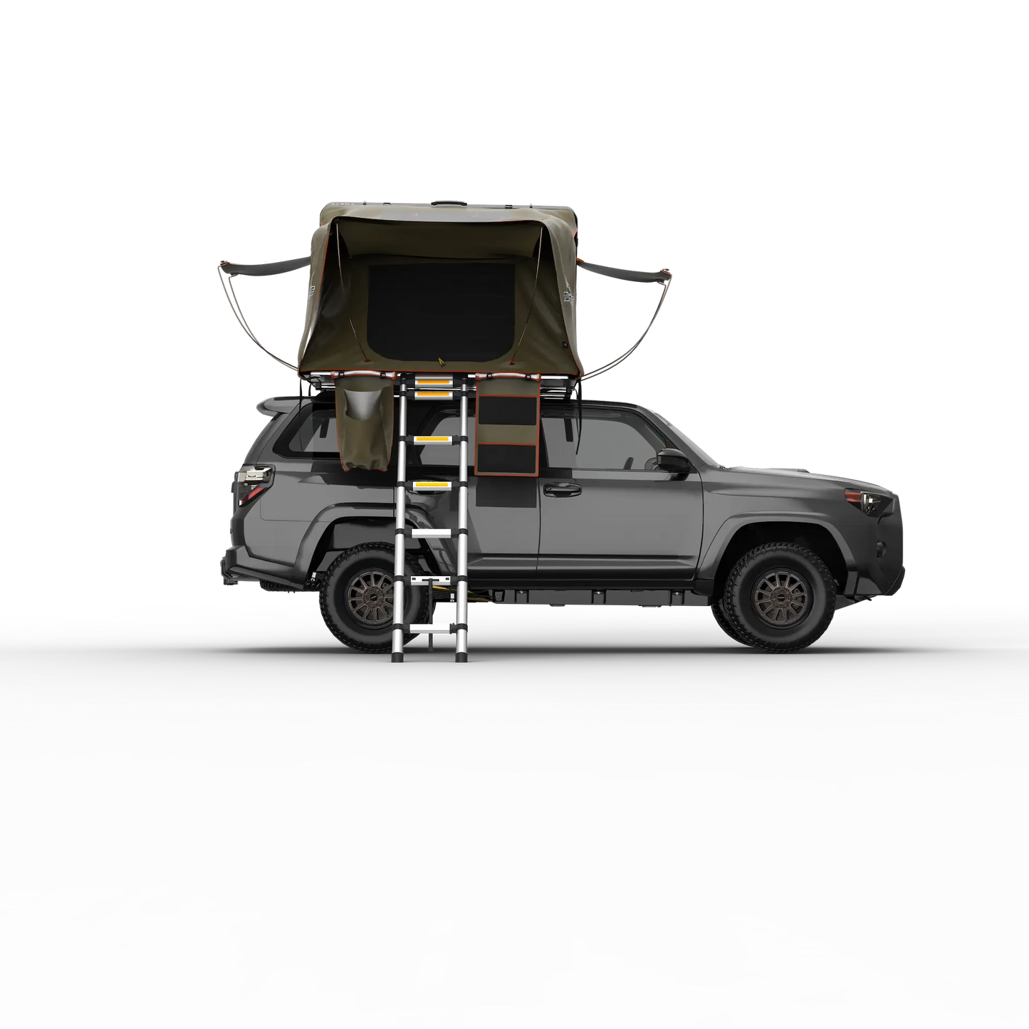 Alpha Hardshell Rooftop Tent – ABS – 2–3 Person – Black – All-Season Overland Shelter