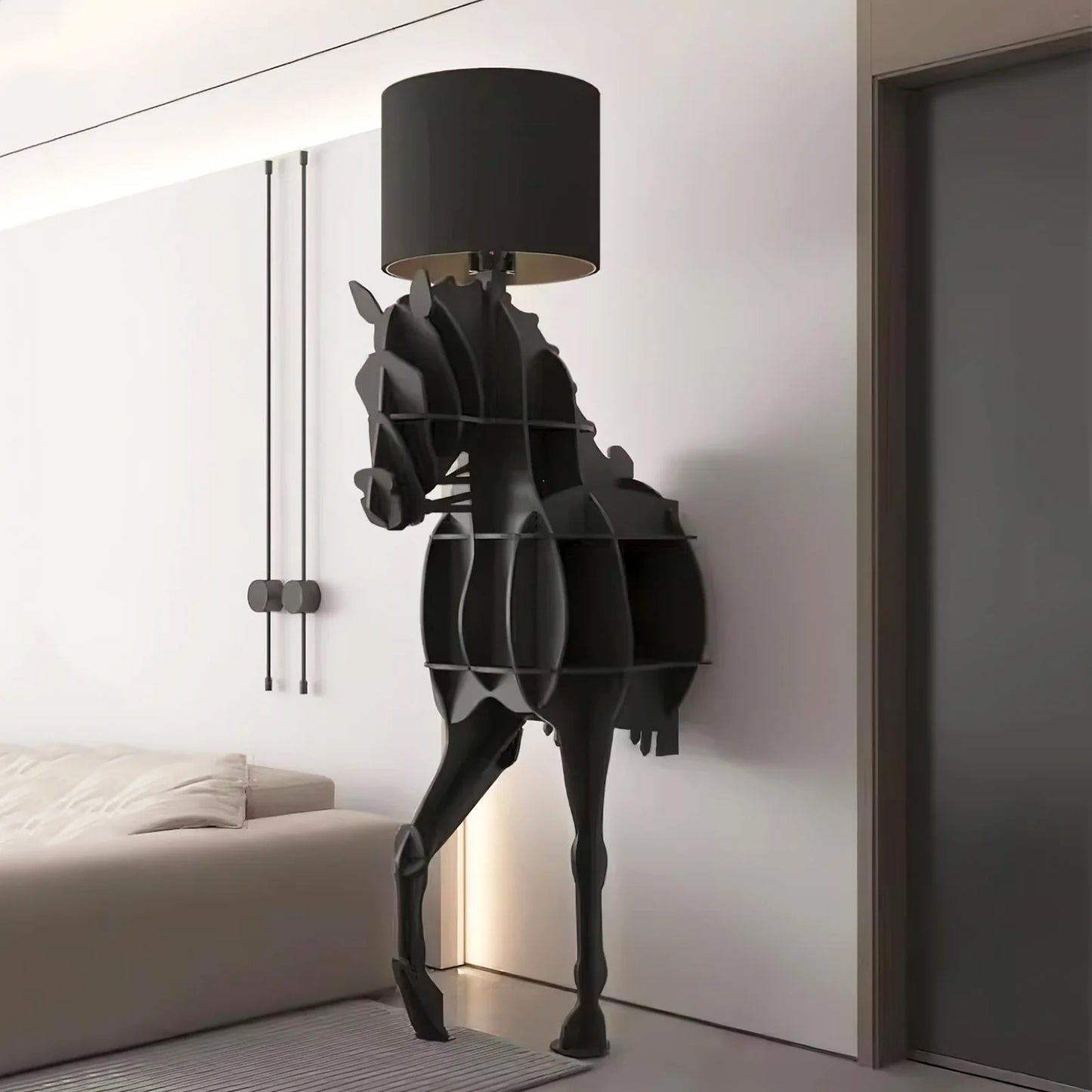 Tete Horse Stand Floor Lamp