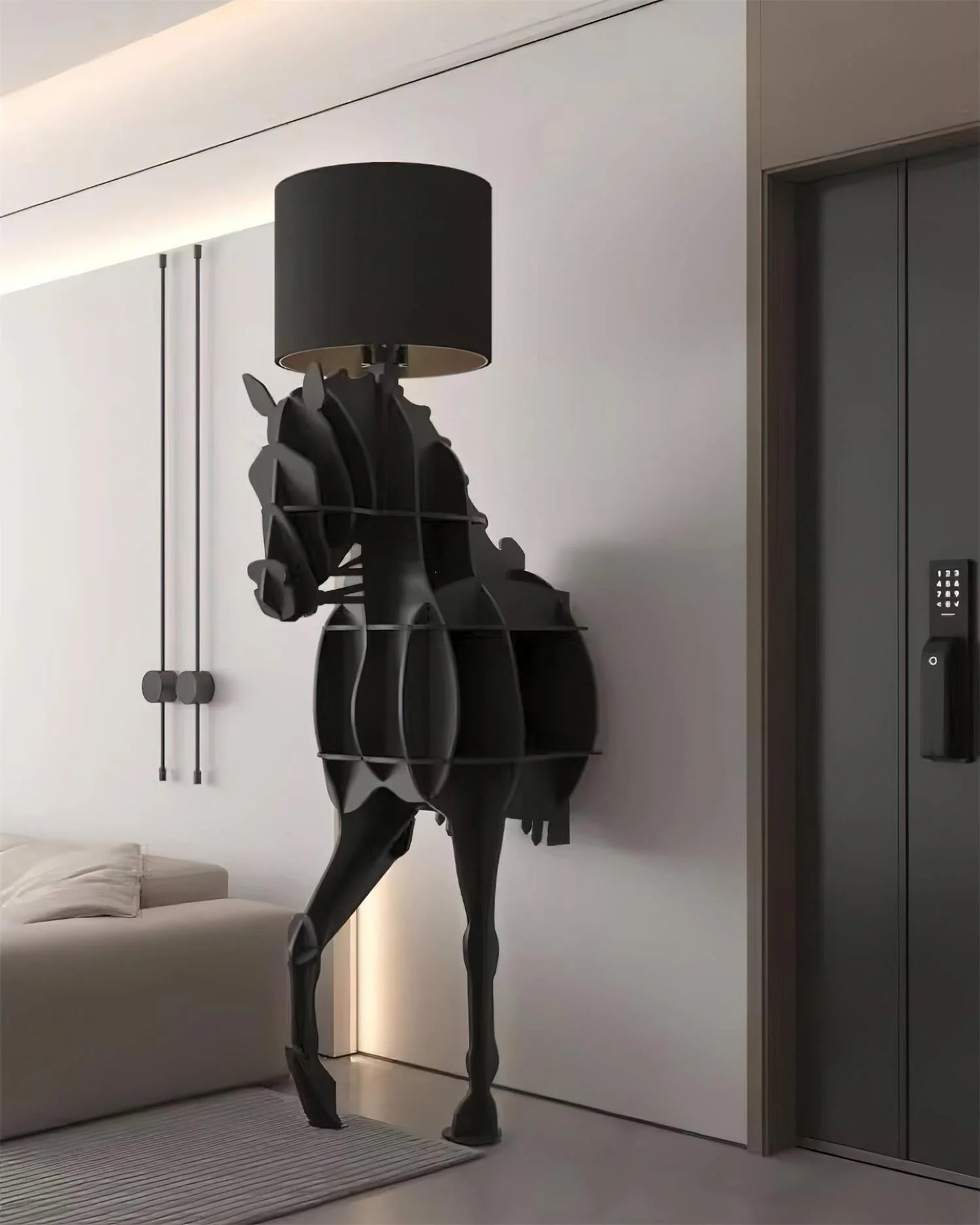 Tete Horse Stand Floor Lamp