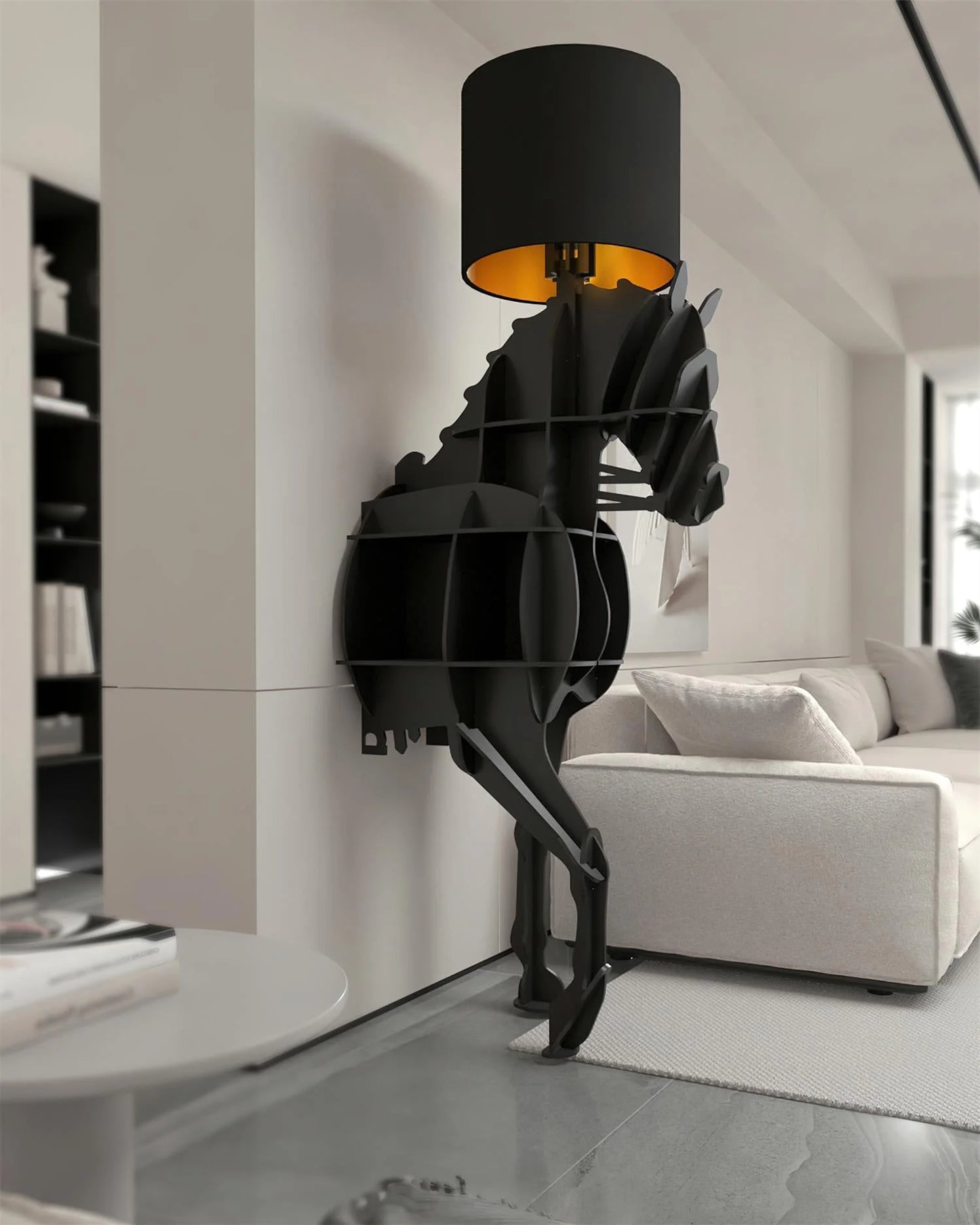 Tete Horse Stand Floor Lamp