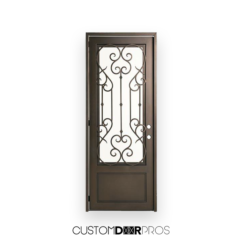 Aphrodite Single Iron Door with Operable glass