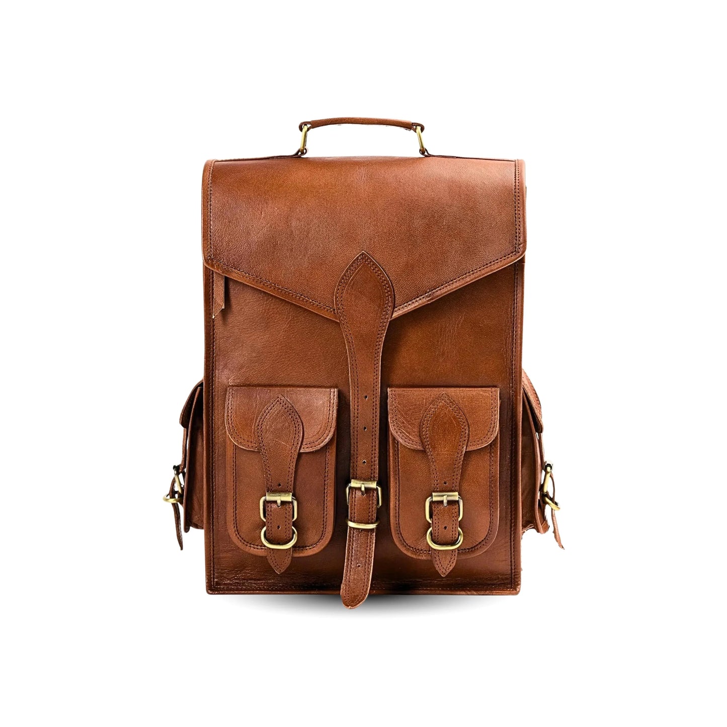 Vintage_Leather_Backpack_Rucksack - shoponestop.store