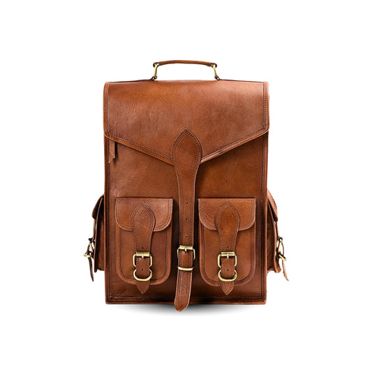 Vintage_Leather_Backpack_Rucksack - shoponestop.store