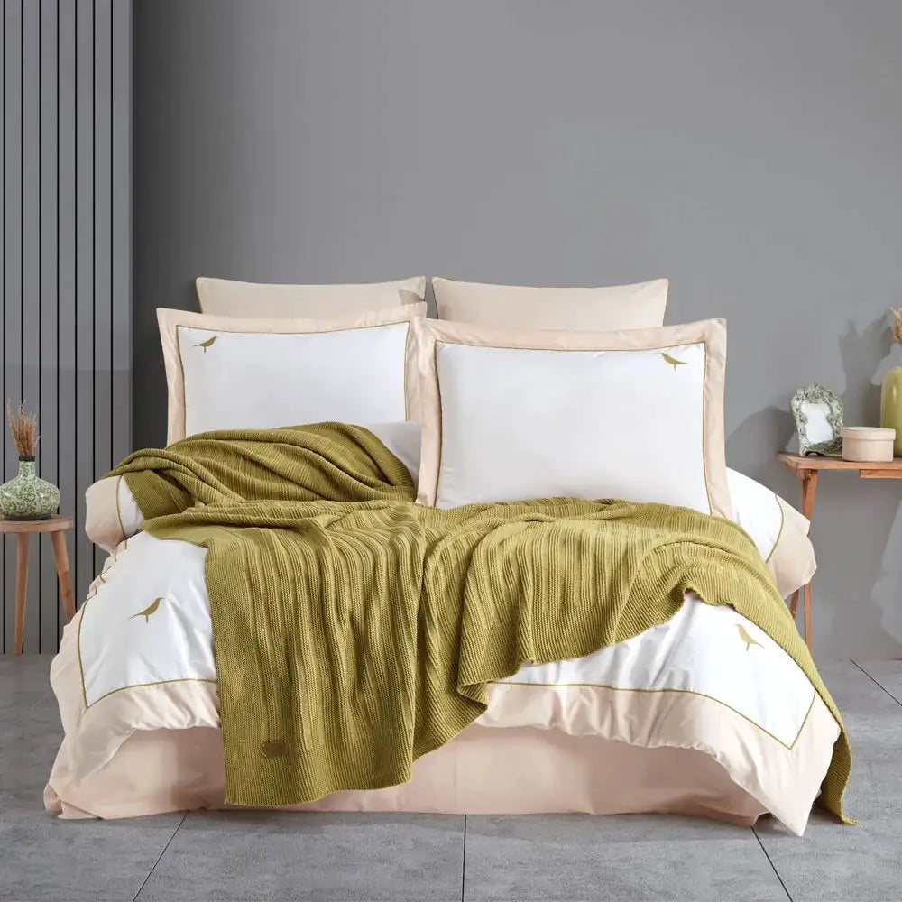 Hobby Double New Fancy Blanket Set - Hardal