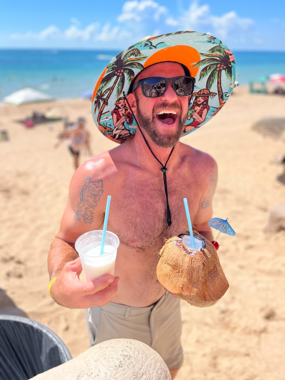 Aloha! Hawaiian Hula Beach Straw Hat - Shoponestop.store