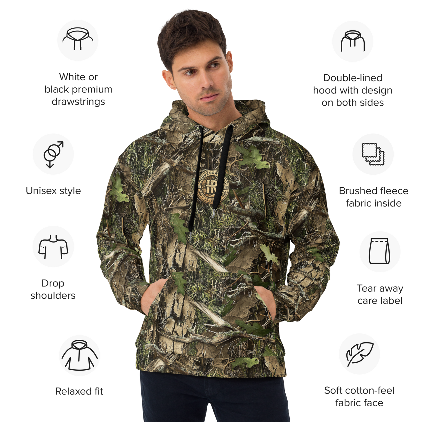 HedgeRow Camo  Hoodie
