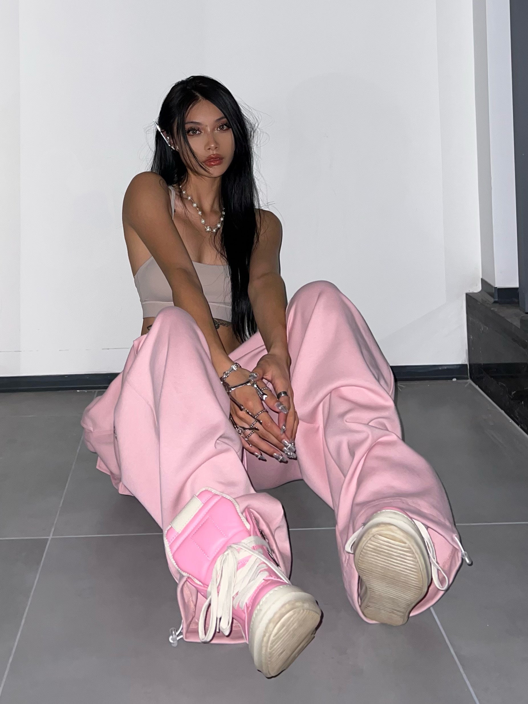 Women Loose Jazz Hip-hop Trousers for Casual Sportswear