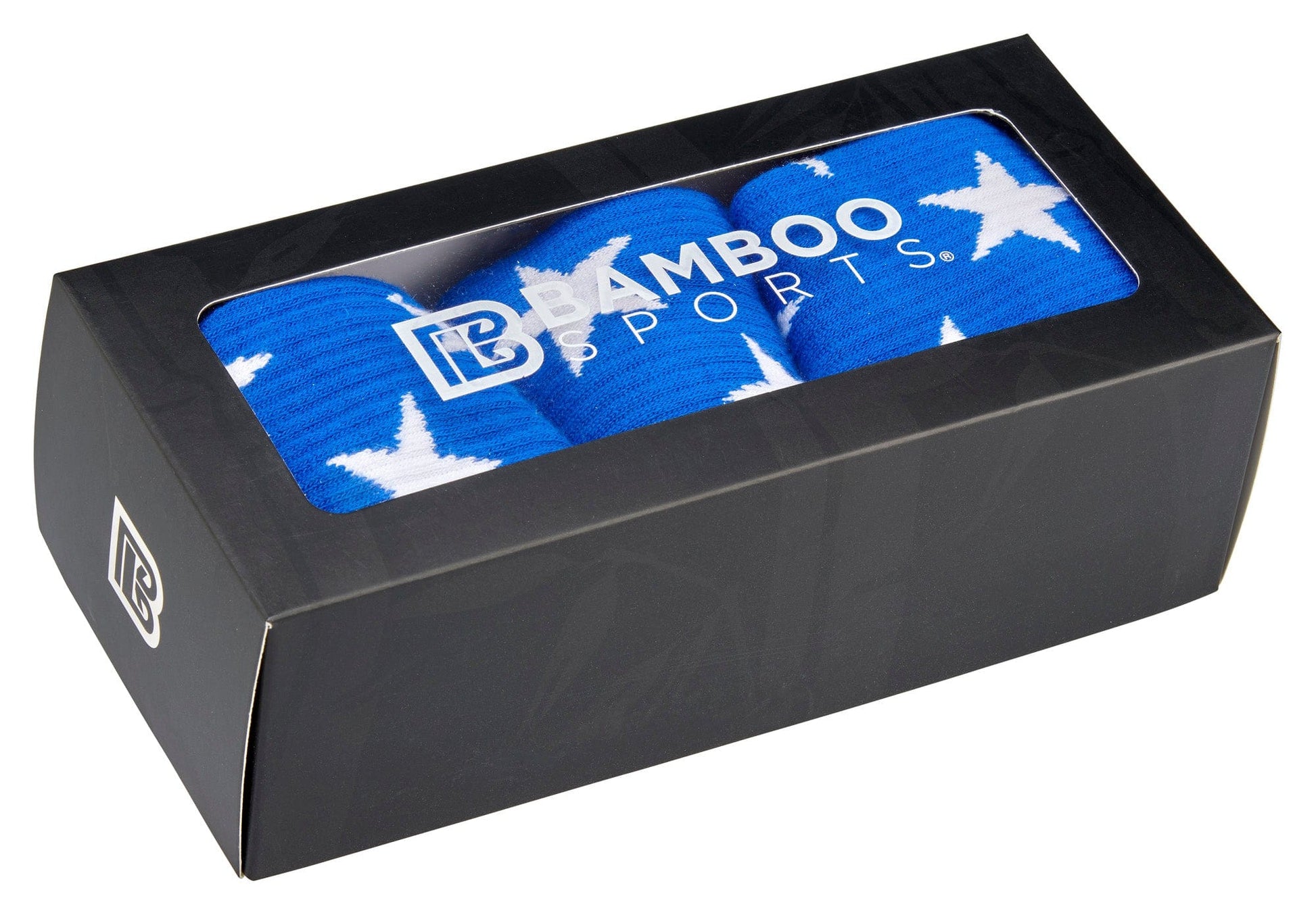 Bamboo Sports Red White and Blue Premium Bamboo Rayon Crew Work Socks