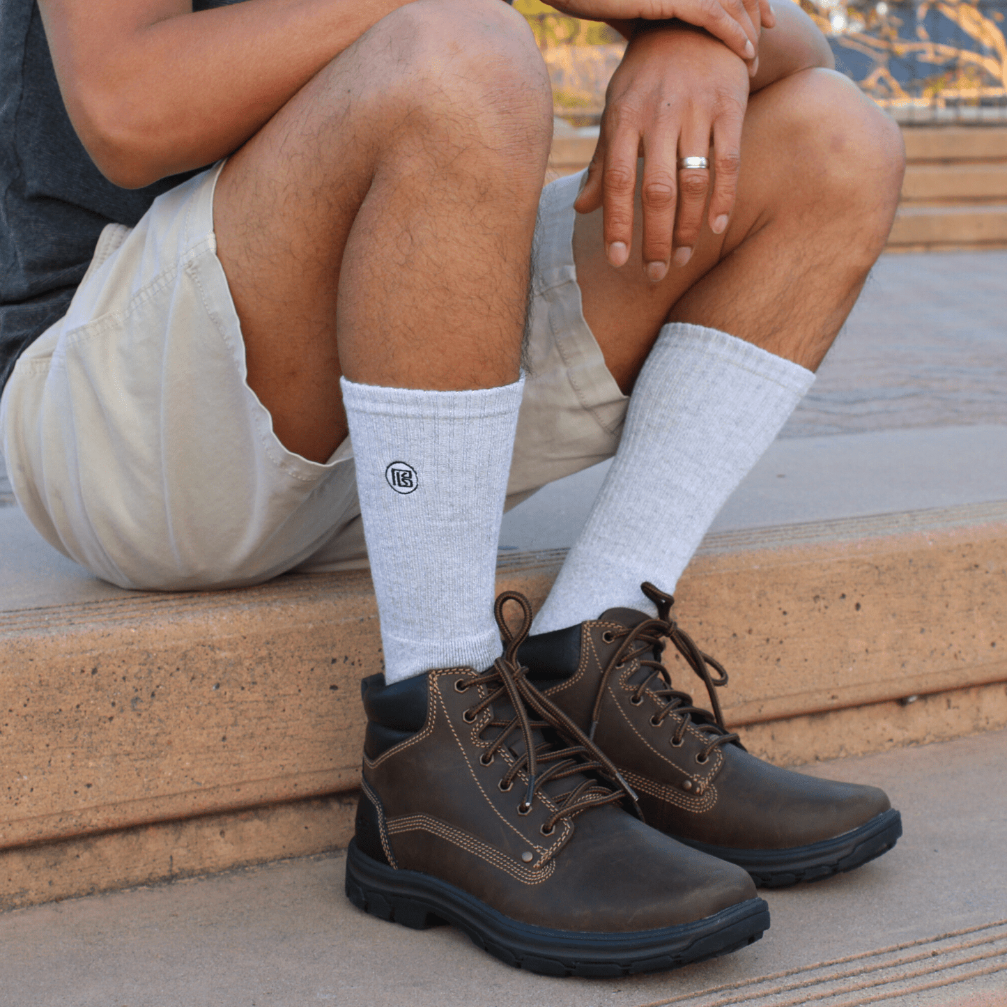 Premium Bamboo Rayon Crew Socks