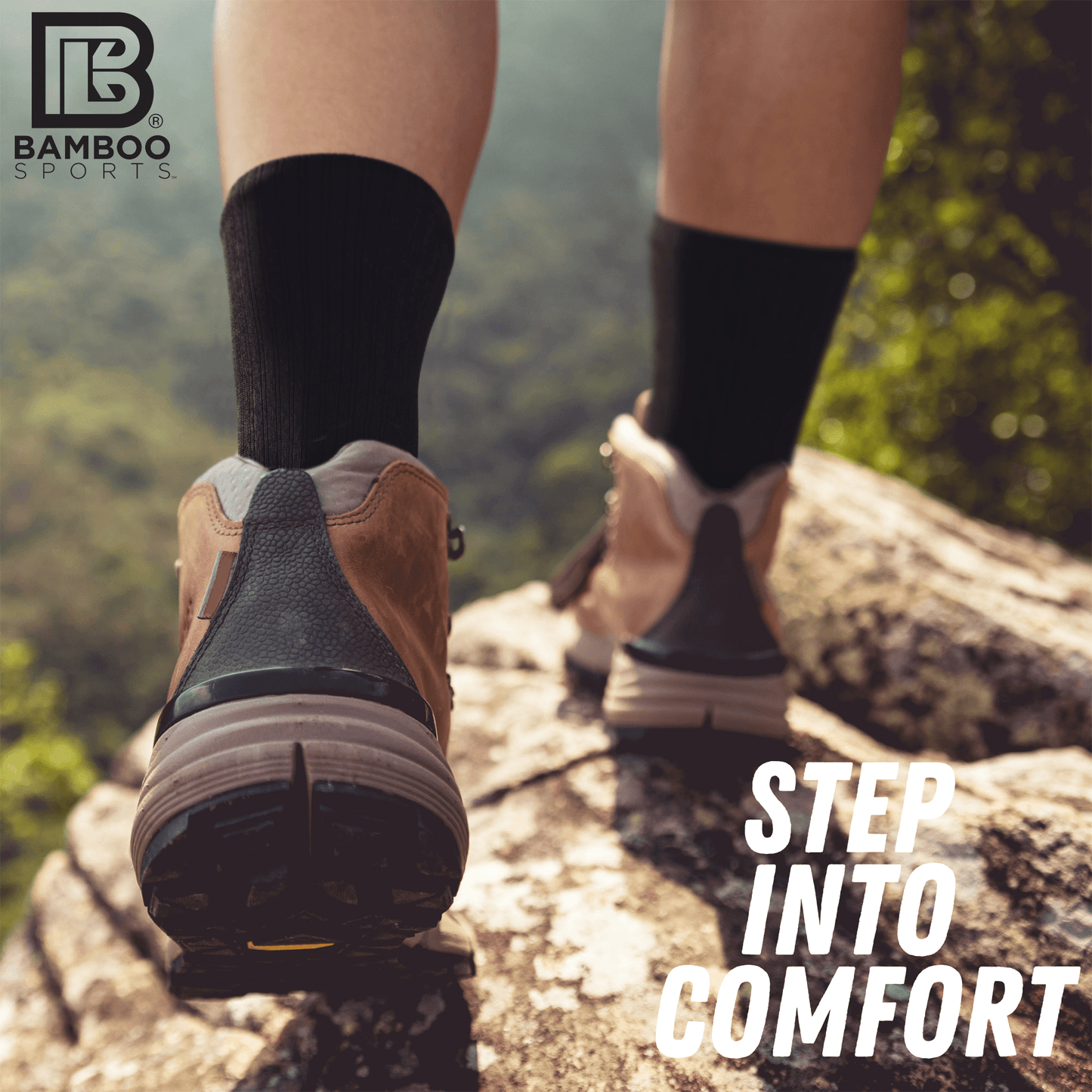 Premium Bamboo Rayon Crew Socks