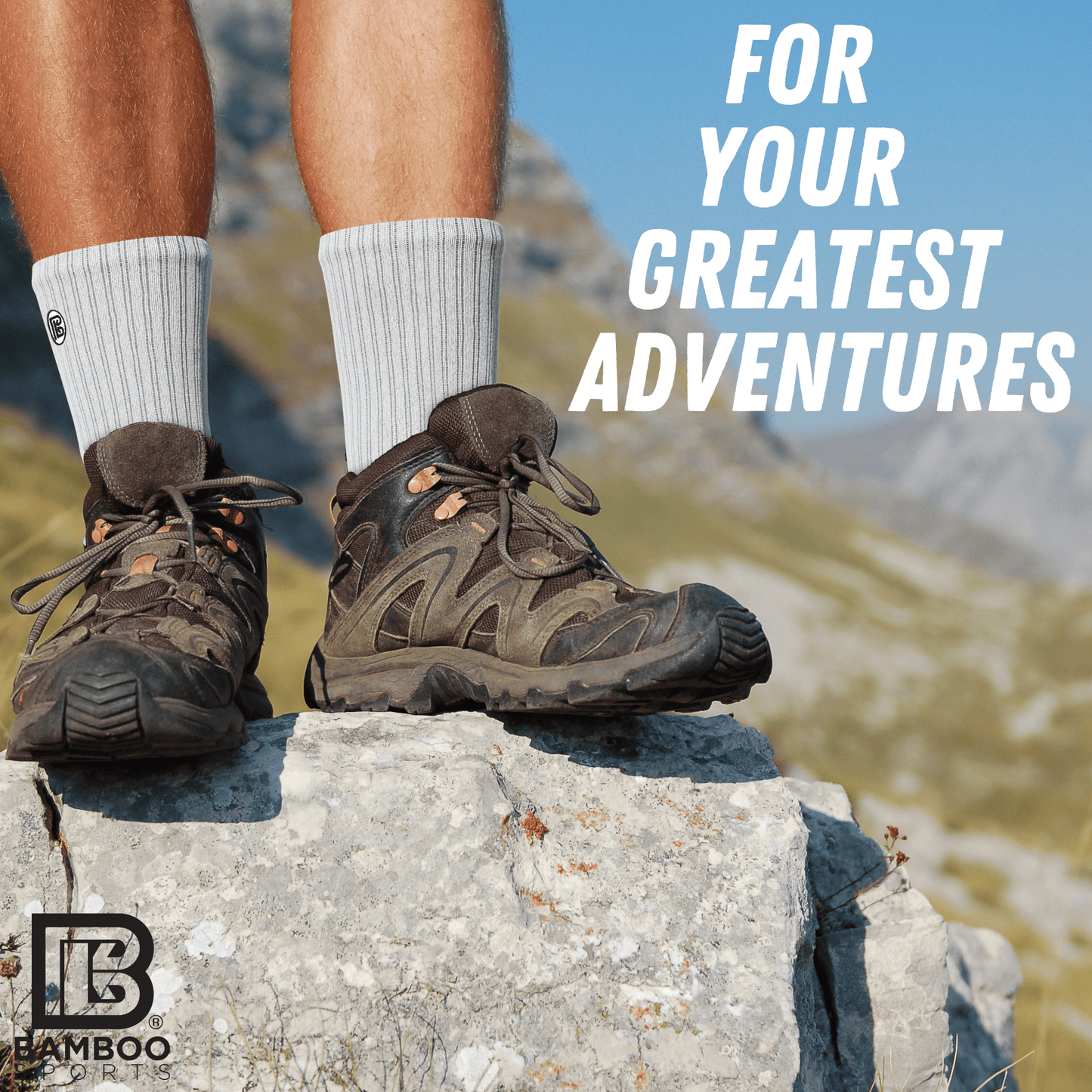 Premium Bamboo Rayon Crew Socks