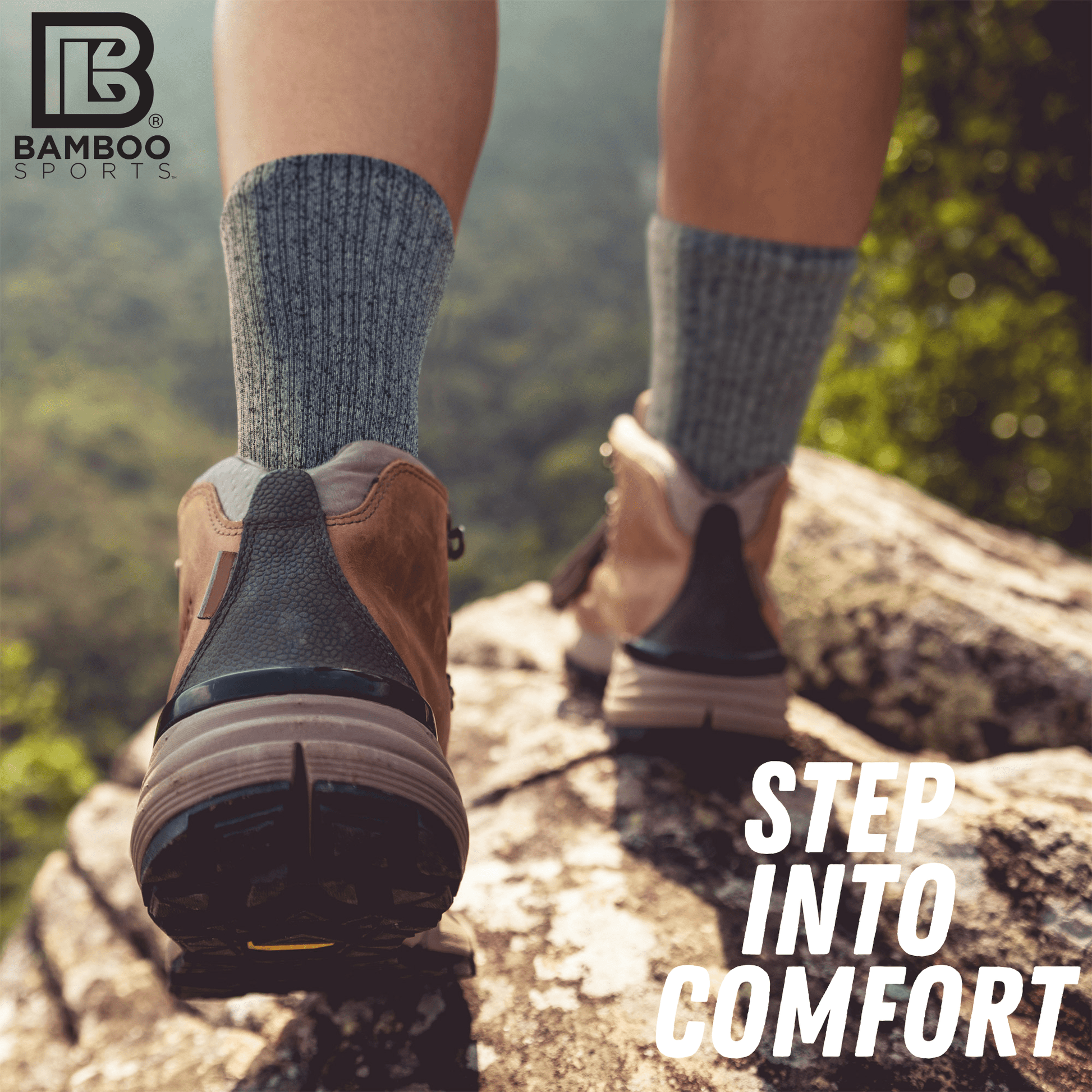 Premium Bamboo Rayon Crew Socks