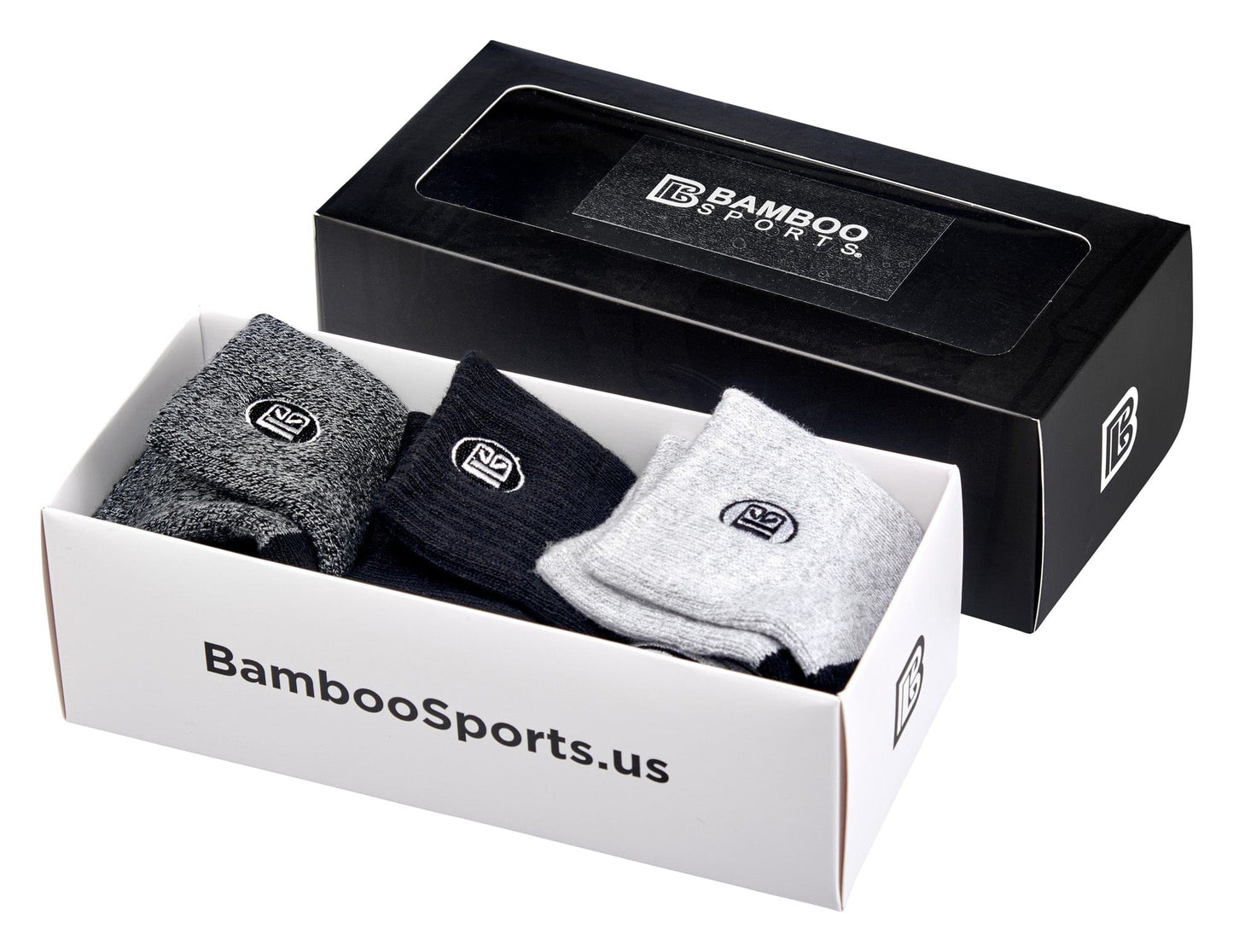Premium Bamboo Rayon Quarter High Crew Socks