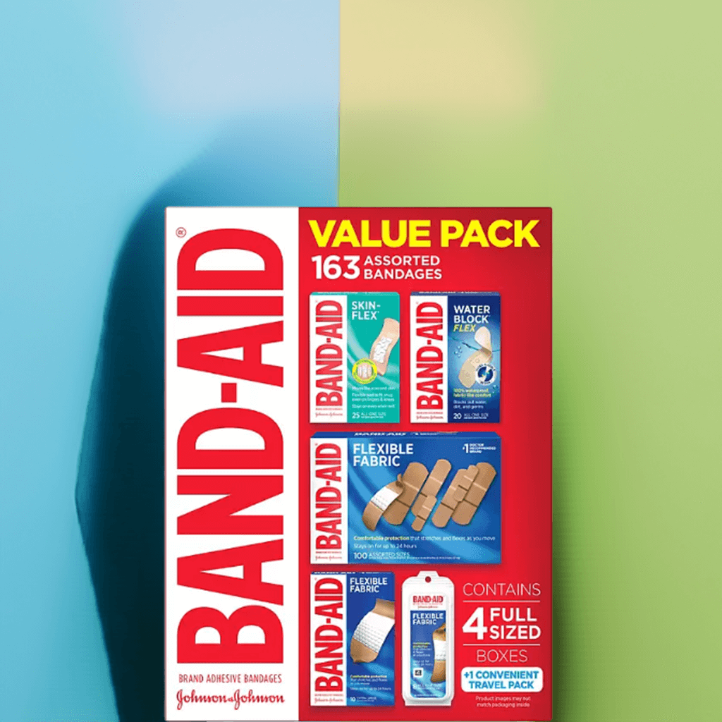Band-Aid Brand Variety Pack Assorted Adhesive Bandages (163 ct.) GREAT DEAL!!