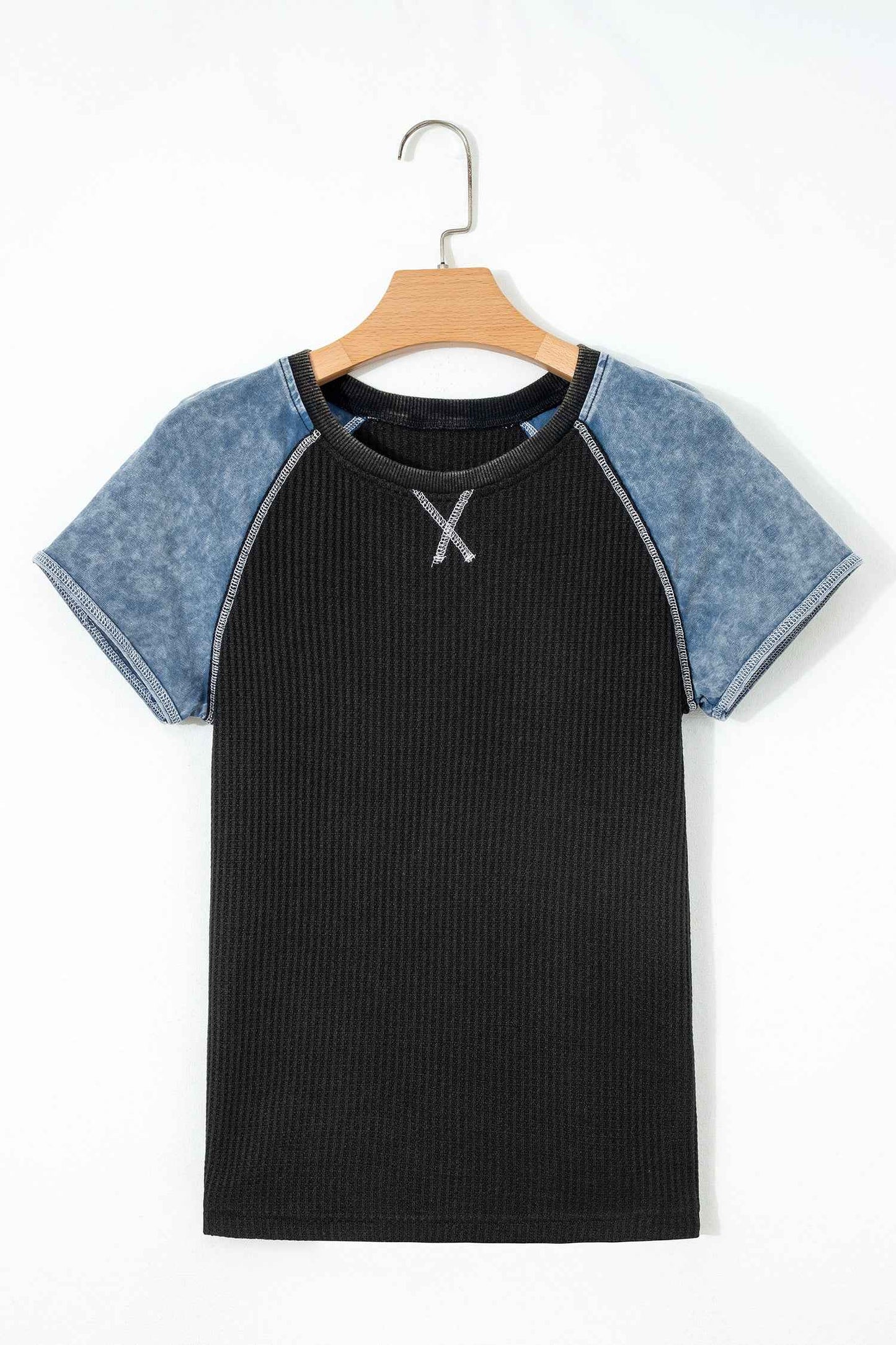 Brynleigh Patchwork Short Sleeve Top