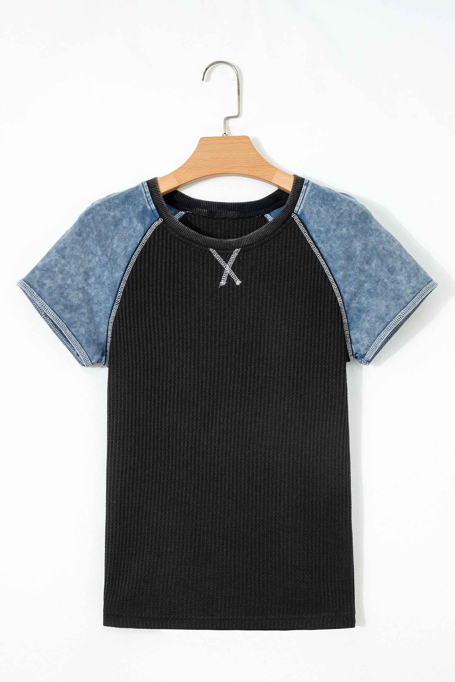 Brynleigh Patchwork Short Sleeve Top