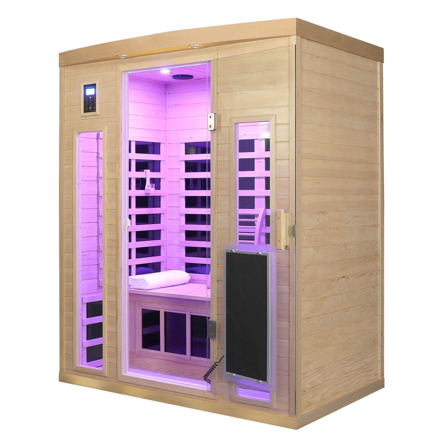 Three-person sauna room