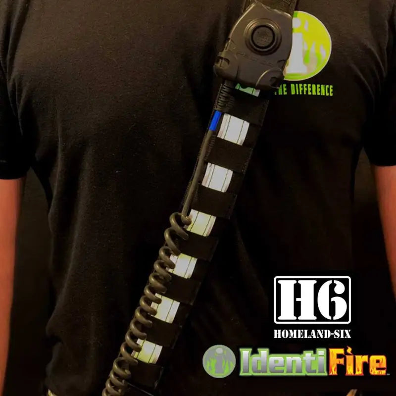 H6 FRONTLINE RADIO STRAP KIT - IDENTIFIRE & REFLECTIVE SILVER