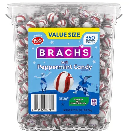 Bobs Sweet Stripes Peppermint Balls - 61.73 oz Jar