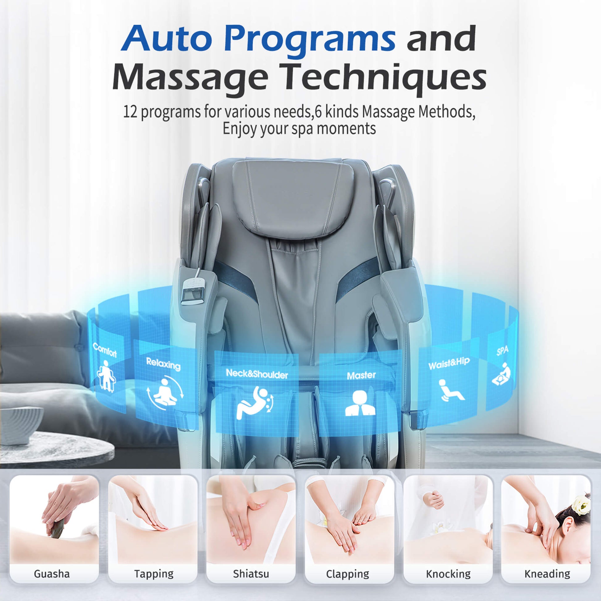 Premium Full Body Zero Gravity Massage Chair with Ai Voice