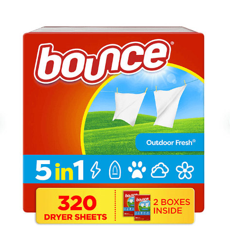 Bounce Fabric Softener Dryer Sheets, Outdoor Fresh Scent, 240 Count